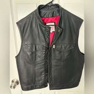 Legendary Lil Joes Vest Size XL black biker